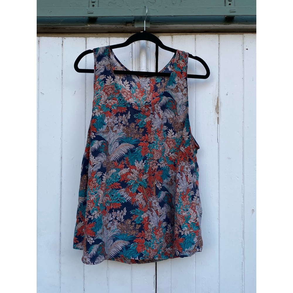 Lucky Tropical Silk Blouse